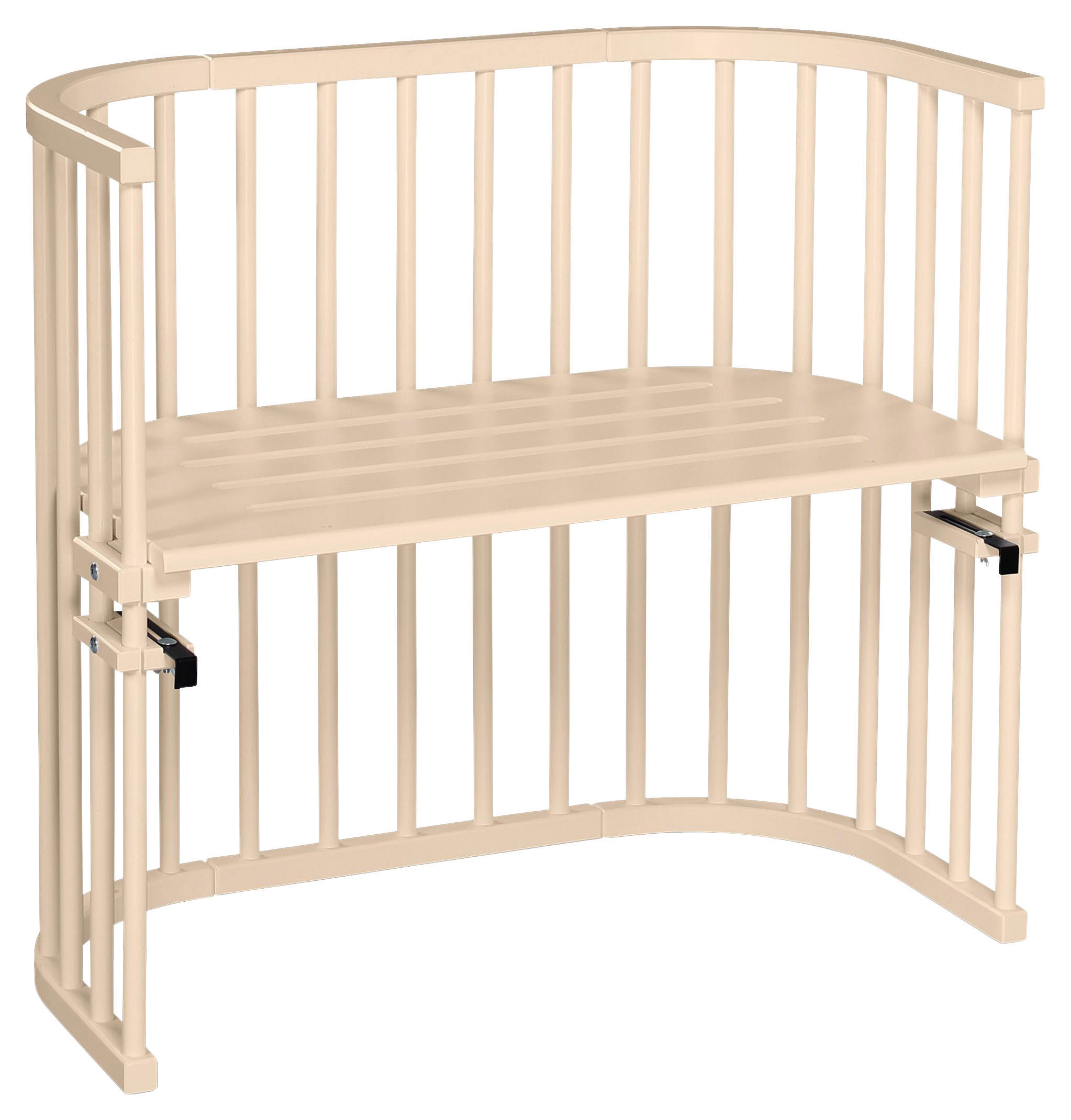 BEISTELLBETT 87/46/79 cm  - Beige, Basics, Holz (87/46/79cm) - Babybay