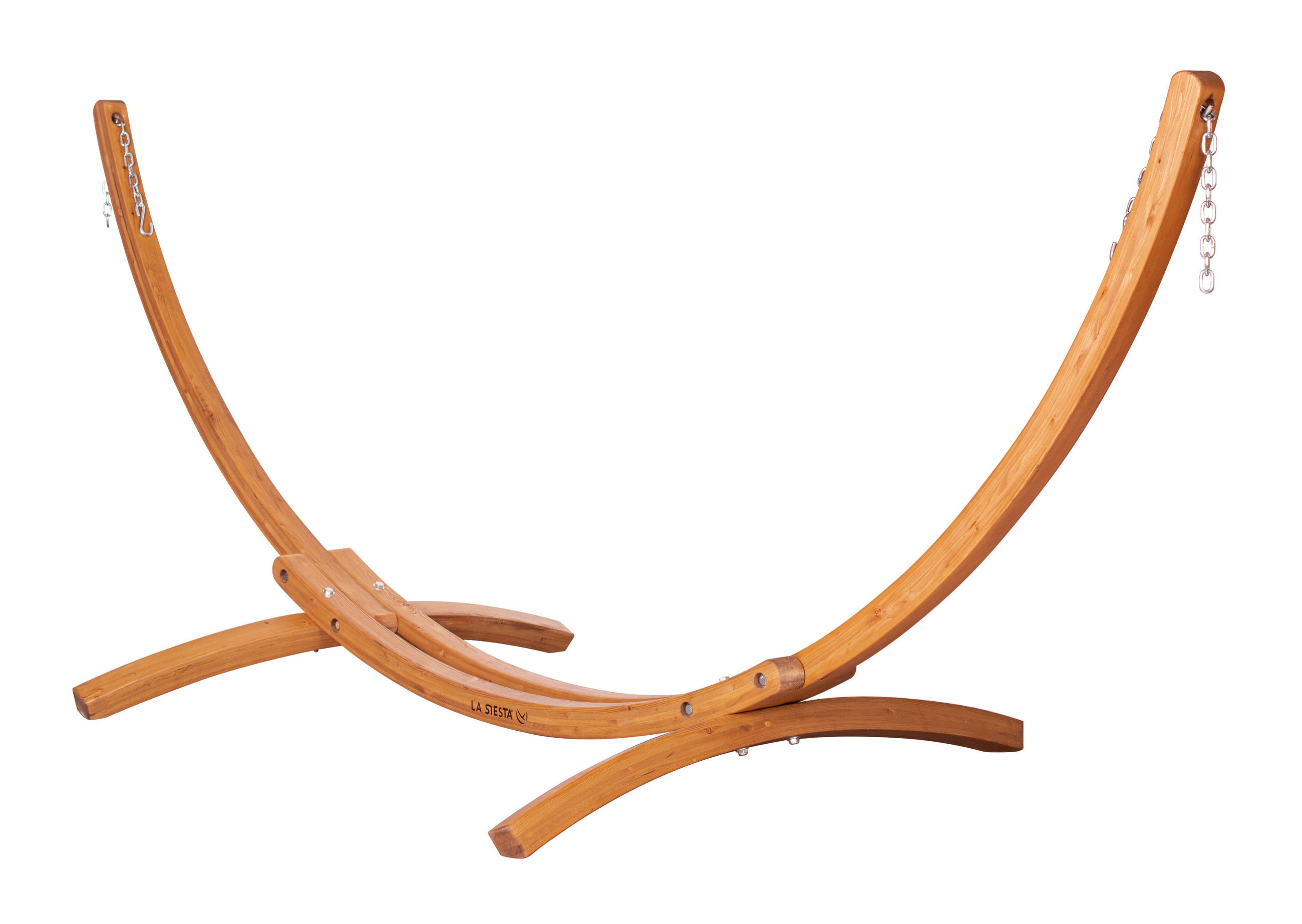HÄNGEMATTENGESTELL  - Eukalyptusholzfarben, KONVENTIONELL, Holz (425/135/148cm) - La Siesta