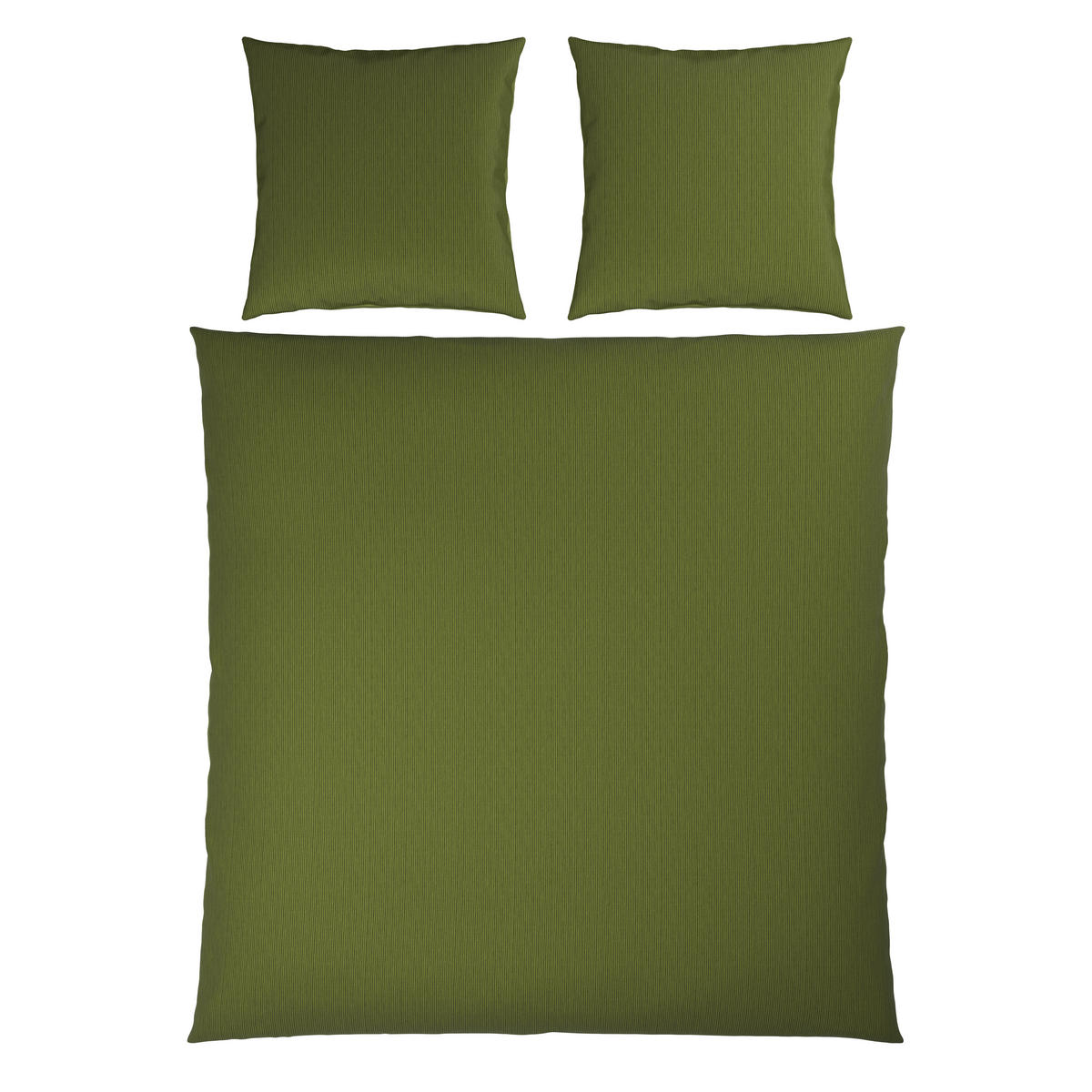 WENDEBETTWÄSCHE Satin 200/200 cm  - Dunkelgrün, Textil (200/200cm) - Bio:Vio