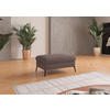 HOCKER Flachgewebe Taupe  - Taupe/Creme, KONVENTIONELL, Textil/Metall (104/47/69cm) - Sit & More