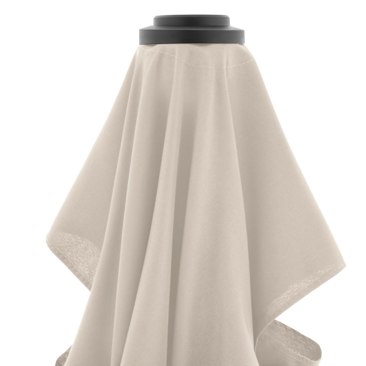 SONNENSCHIRM  300/300 cm  - Braun/Naturfarben, Basics, Textil/Metall (300/300cm) - Doppler