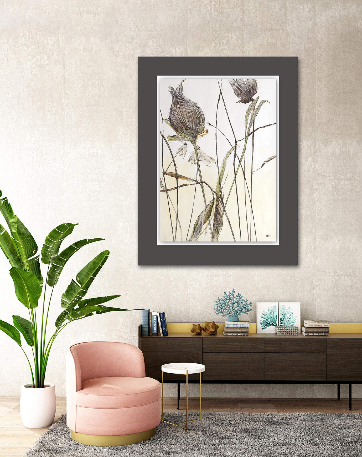 BILD Blumen  - Multicolor, Basics, Holzwerkstoff/Kunststoff (50/65cm) - Wiedemann