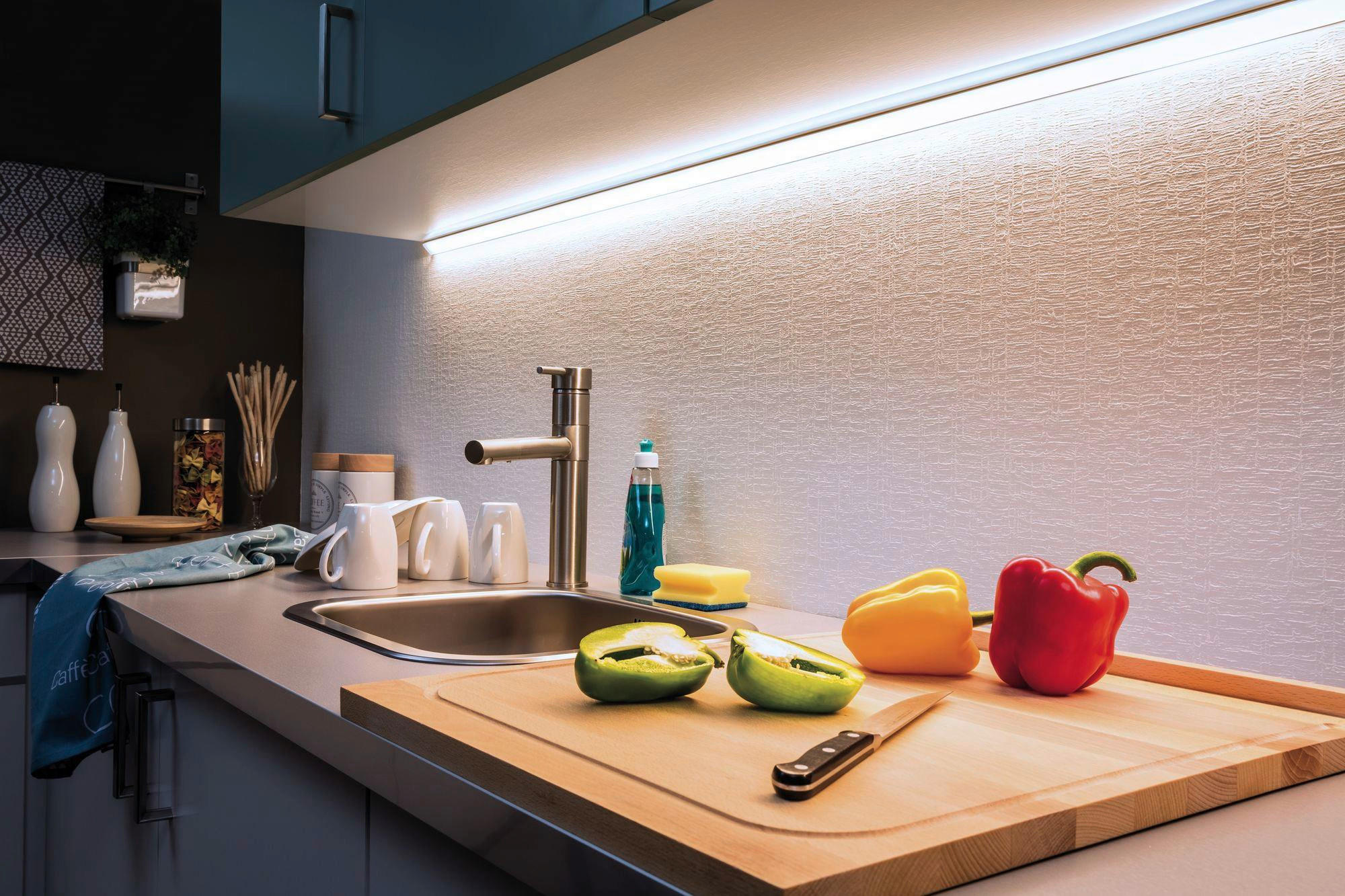 LED-STRIP 250 cm   - Silberfarben, Basics, Kunststoff (250cm) - Paulmann
