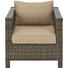 LOUNGESESSEL Webstoff Kunststoffgeflecht Stahl - Taupe/Braun, Design, Kunststoff/Textil (79/63,7/75cm) - Ambia Garden LOUNGESESSEL Webstoff Kunststoffgeflecht Stahl - Taupe/Braun, Design, Kunststoff/Textil (79/63,7/75cm) - Ambia Garden