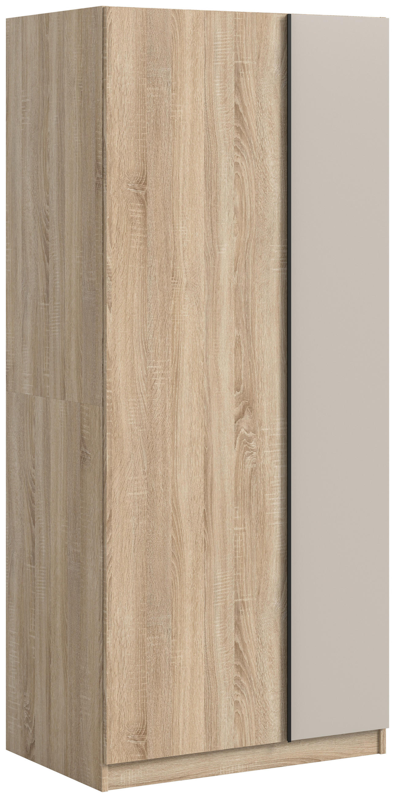 Dulap Cu Uși Rotative, 80/183/53 cm, stejar Sonoma, cașmir