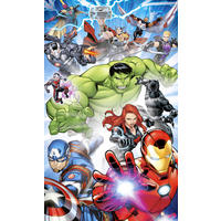 FOTOTAPETE AVENGERS PROTECT  - Naturfarben, Design, Textil (150/250cm) - Marvel
