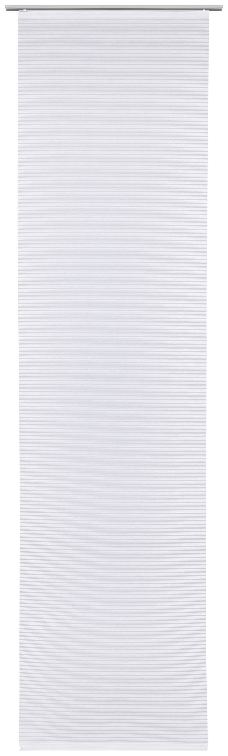 FLÄCHENVORHANG in Weiß  - Weiß, Design, Textil (60/255cm) - Novel