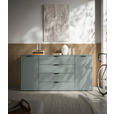 SIDEBOARD  in 180/90/40 cm  - Salbeigrün/Schwarz, Basics, Holzwerkstoff/Kunststoff (180/90/40cm) - Carryhome