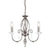 TAKKRONA 38/50 cm  - nickelfärgad, Klassisk, metall (38/50cm) - Elstead Lighting