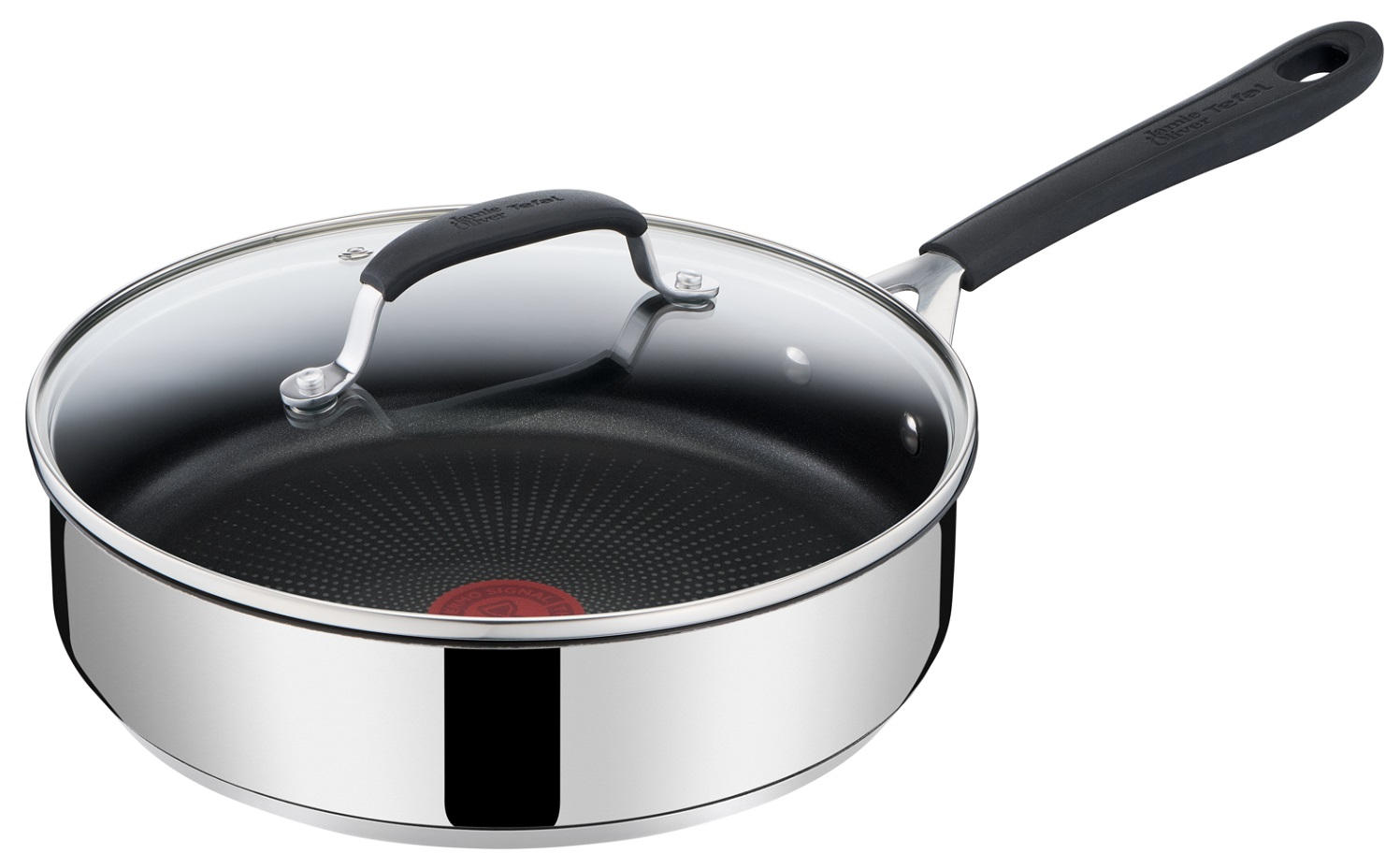 STEKPANNA 25 cm - stålfärgad/transparent, Design, metall/glas (25cm) - Tefal