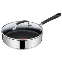STEKPANNA   25 cm  - stålfärgad/transparent, Design, metall/glas (25cm) - Tefal