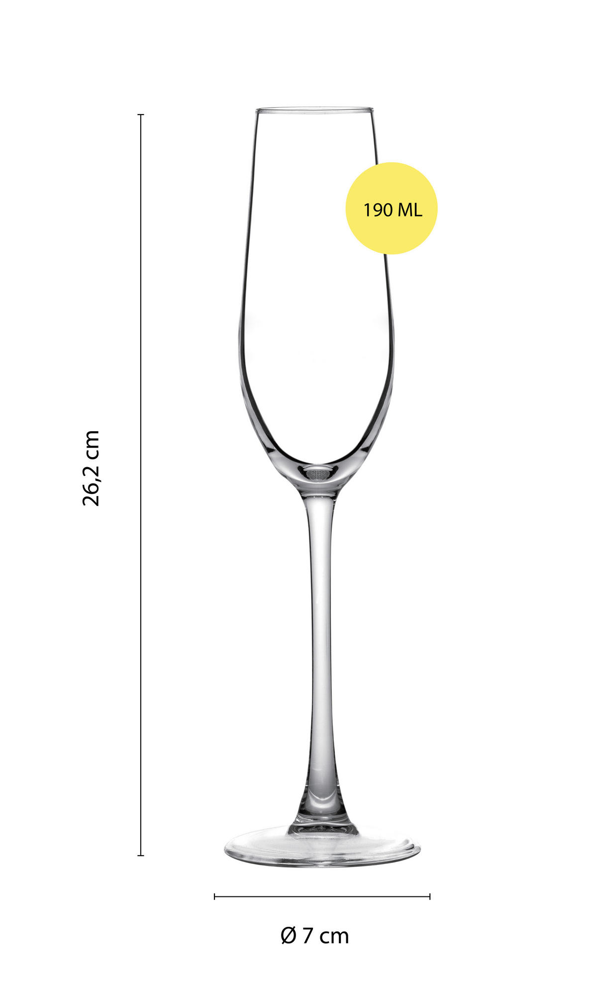 SET KOZARCEV - prosojno, Basics, steklo (7/26,2cm) - Echtwerk
