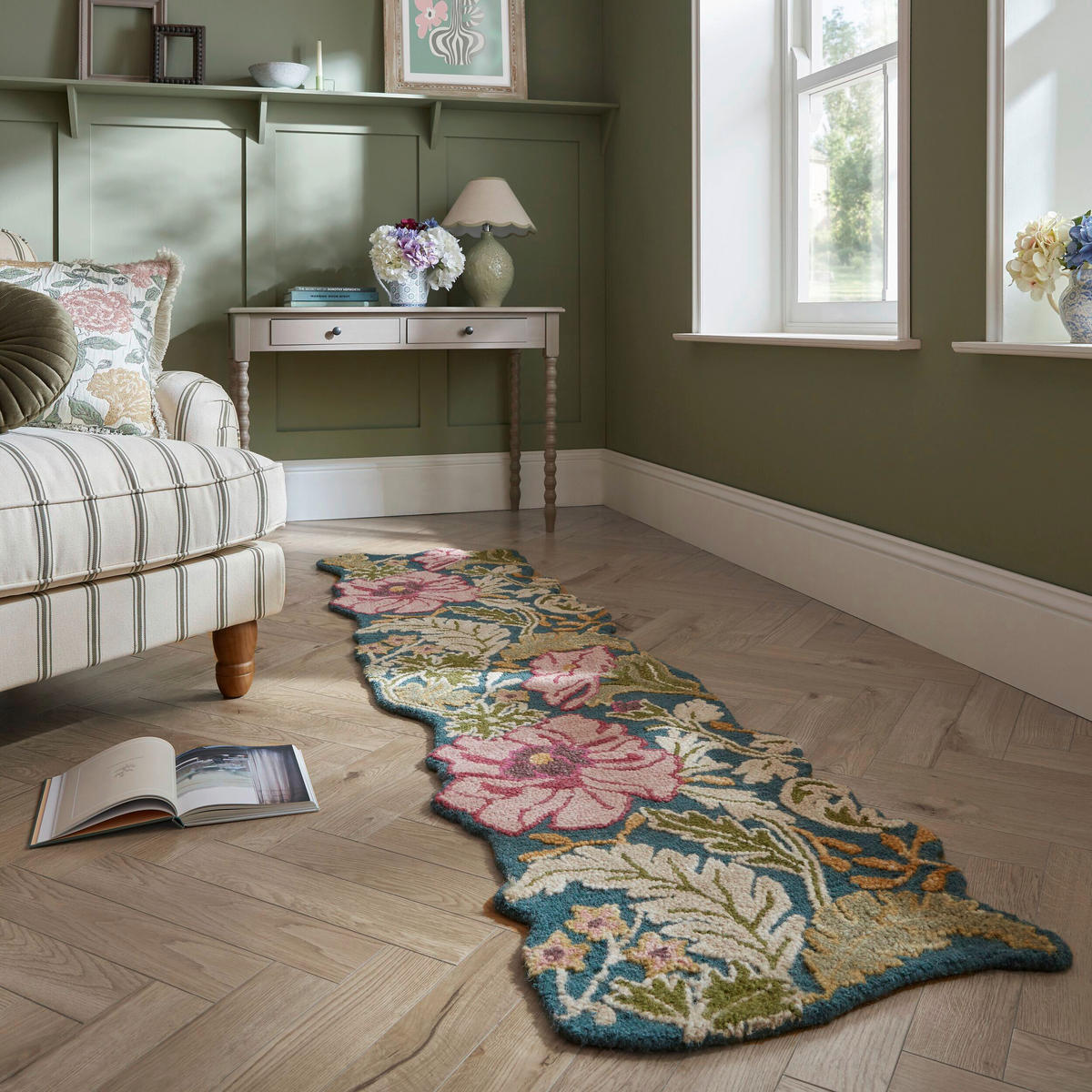 LÄUFER 60/230 cm Daphne  - Multicolor, Basics, Textil (60/230cm) - Flair Rugs