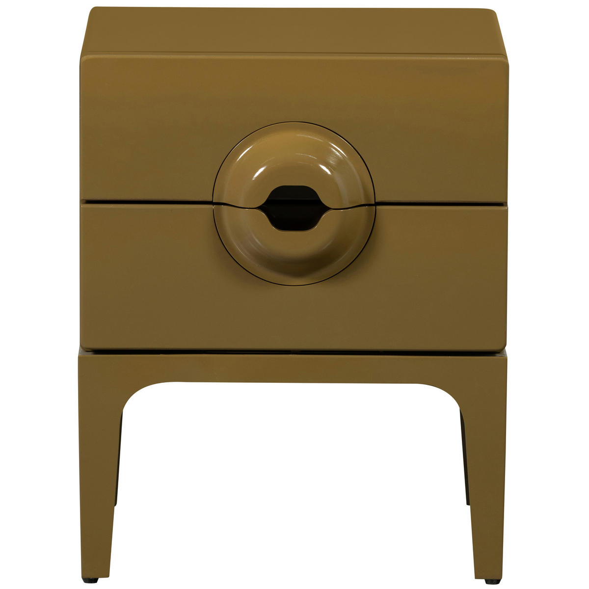 KOMMODE Merge  in 44/57/45 cm  - Honig, Design, Holz/Metall (44/57/45cm) - Livetastic