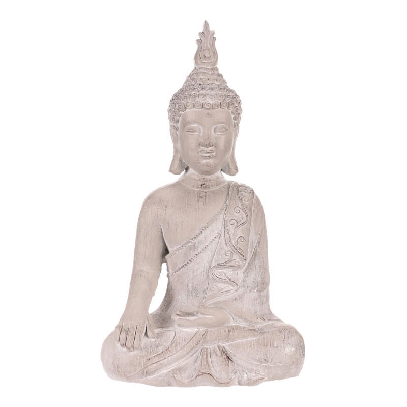 BUDHA - sivá, Basics, plast (30/22/54cm)