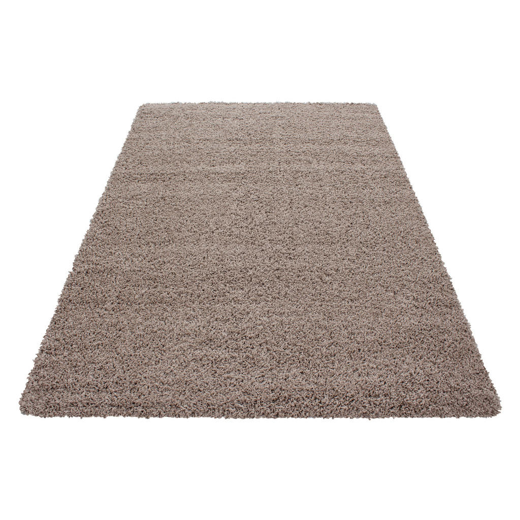 Hochflor Teppich Braun/beige Life 80x150 Cm