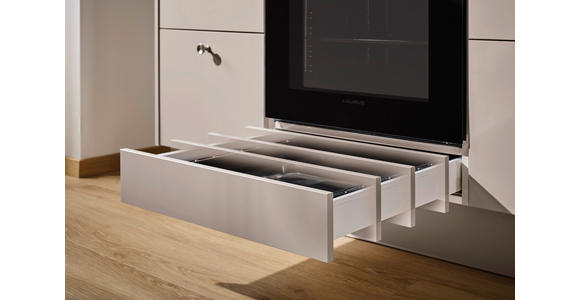 EINBAUKÜCHE   - Eichefarben/Grau, KONVENTIONELL, Holzwerkstoff - Xora