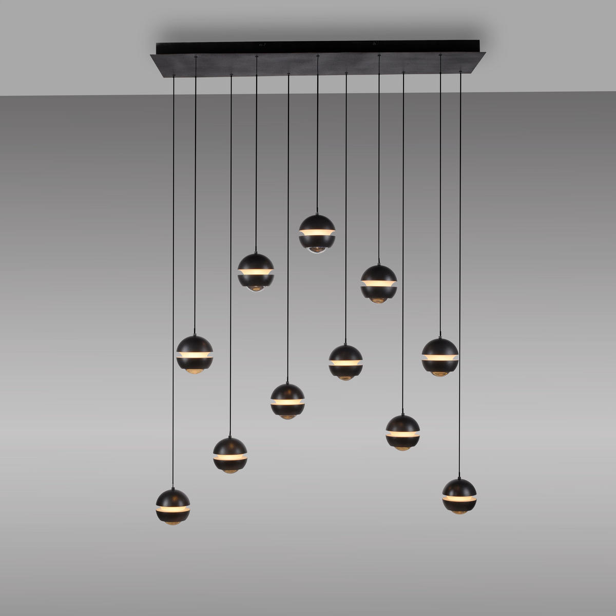 LED-PENDELLEUCHTE 114/30/220 cm  - Weiß, Design, Kunststoff/Metall (114/30/220cm) - Schöner Wohnen