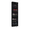 SCHUHSCHRANK Anthrazit  - Anthrazit, Design, Glas/Holzwerkstoff (50/195/18cm) - Xora