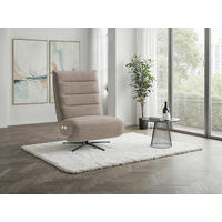 RELAXSESSEL Textil Taupe  - Taupe/Schwarz, Basics, Textil/Metall (80/109/98cm) - Sit & More