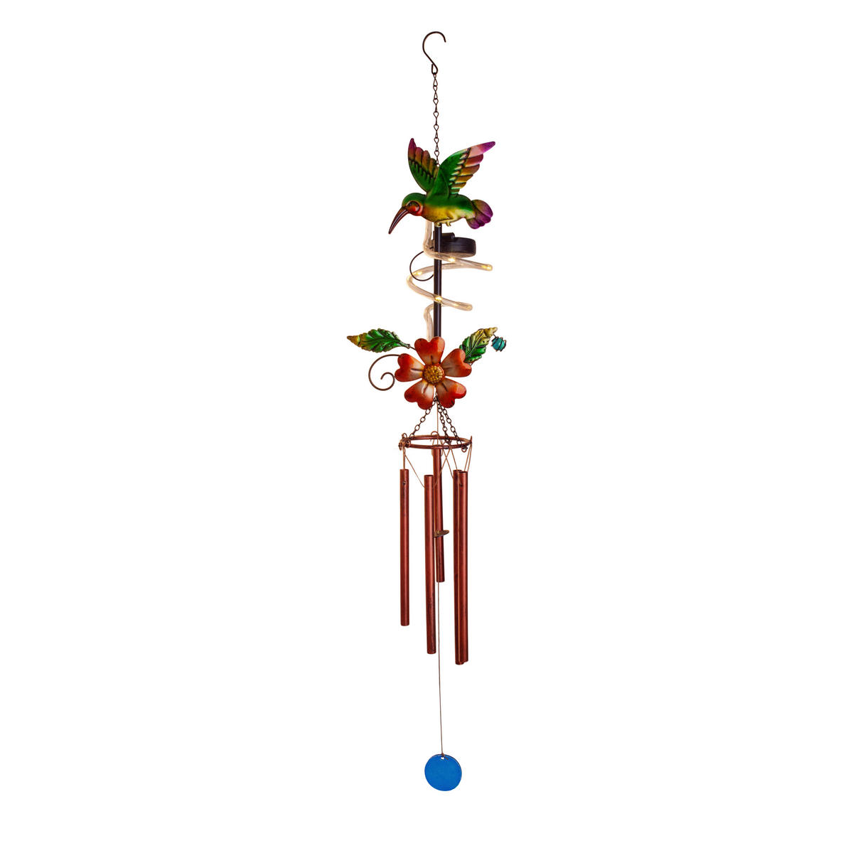 SOLARLEUCHTE Colibri 17/10,8/98 cm   - Multicolor, Basics, Kunststoff (17/10,8/98cm) - Näve