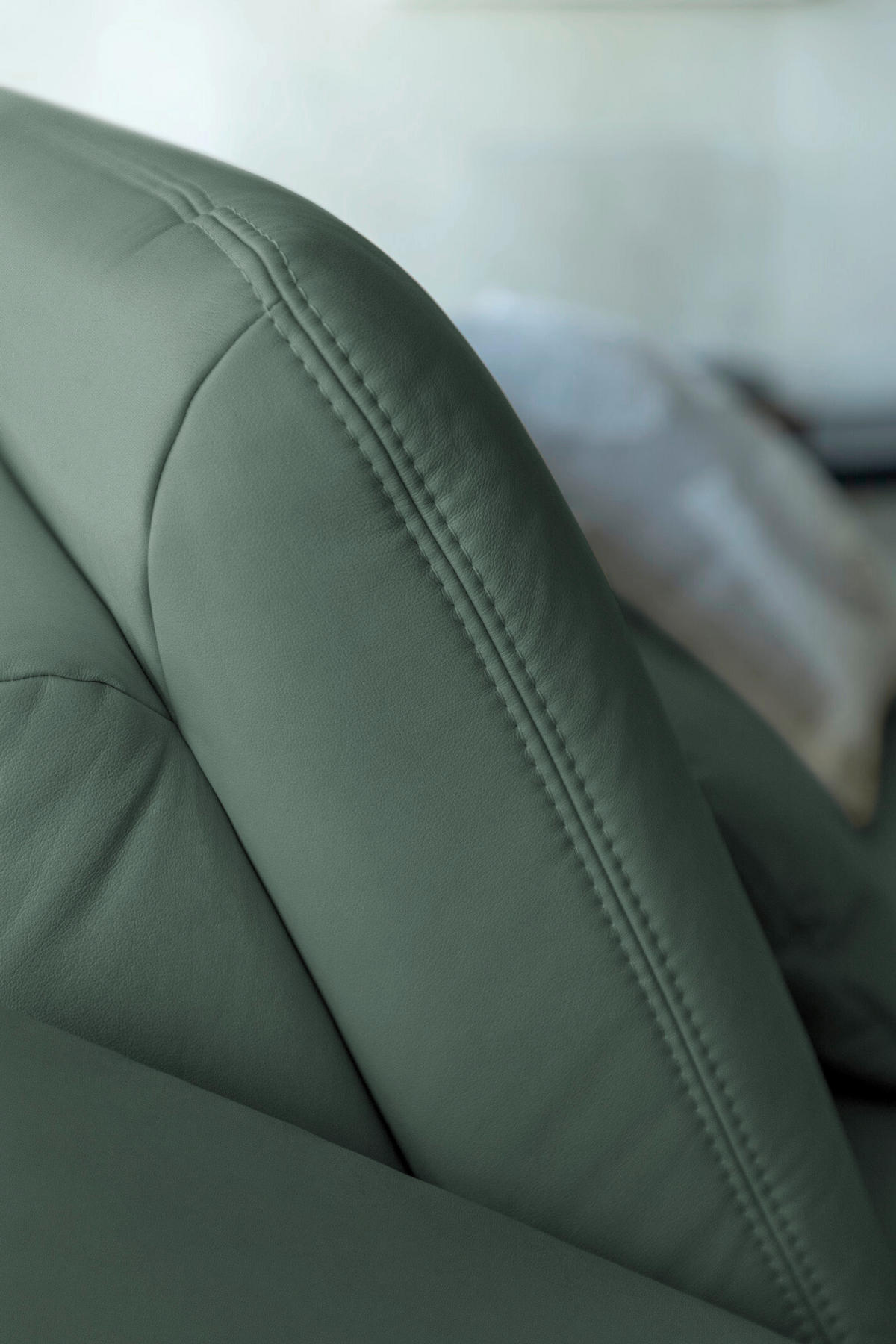 ECKSOFA Echtleder Opal  - Opal/Schwarz, Konventionell, Leder/Metall (301/180cm) - Joop!
