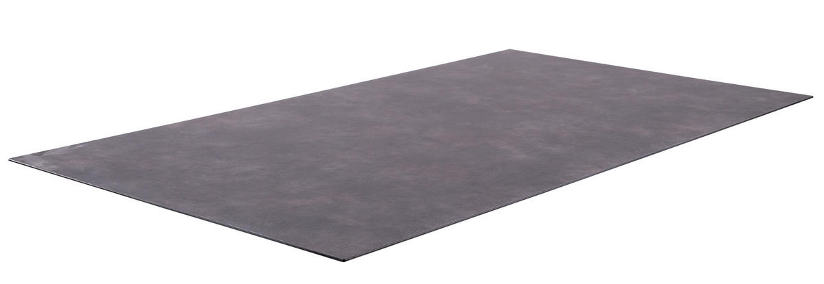 GARTENTISCHPLATTE Kunststoff Anthrazit  - Anthrazit, Design, Kunststoff (210/100/1,3cm) - Zebra 