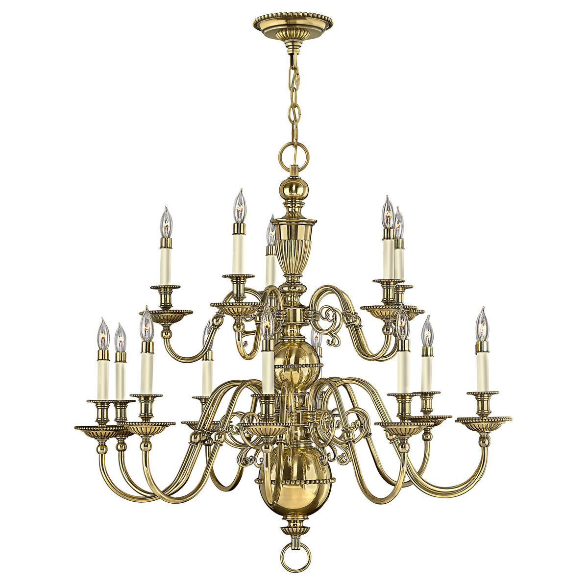 LESTENEC  Elstead Cambridge      94/104 cm      E14 - barve medenine, Natur, kovina (94/104cm)