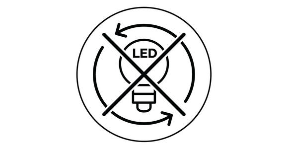 LED-DECKENLEUCHTE 21,0/5,0 cm   - Chromfarben/Weiß, Basics, Kunststoff (21,0/5,0cm) - Novel