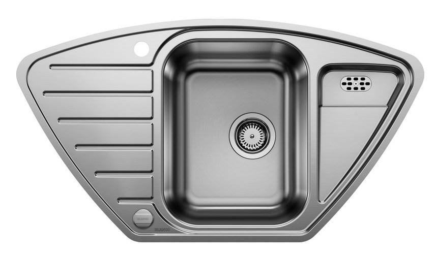 SPÜLE 516277  - Edelstahlfarben, Basics, Metall (93/16/51cm) - Blanco