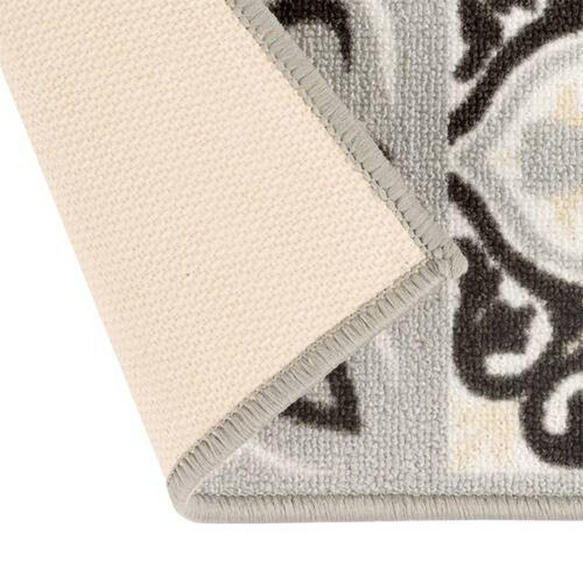LÄUFER 80/150 cm Dublin Grau  - Grau, Design, Kunststoff/Textil (80/150cm)
