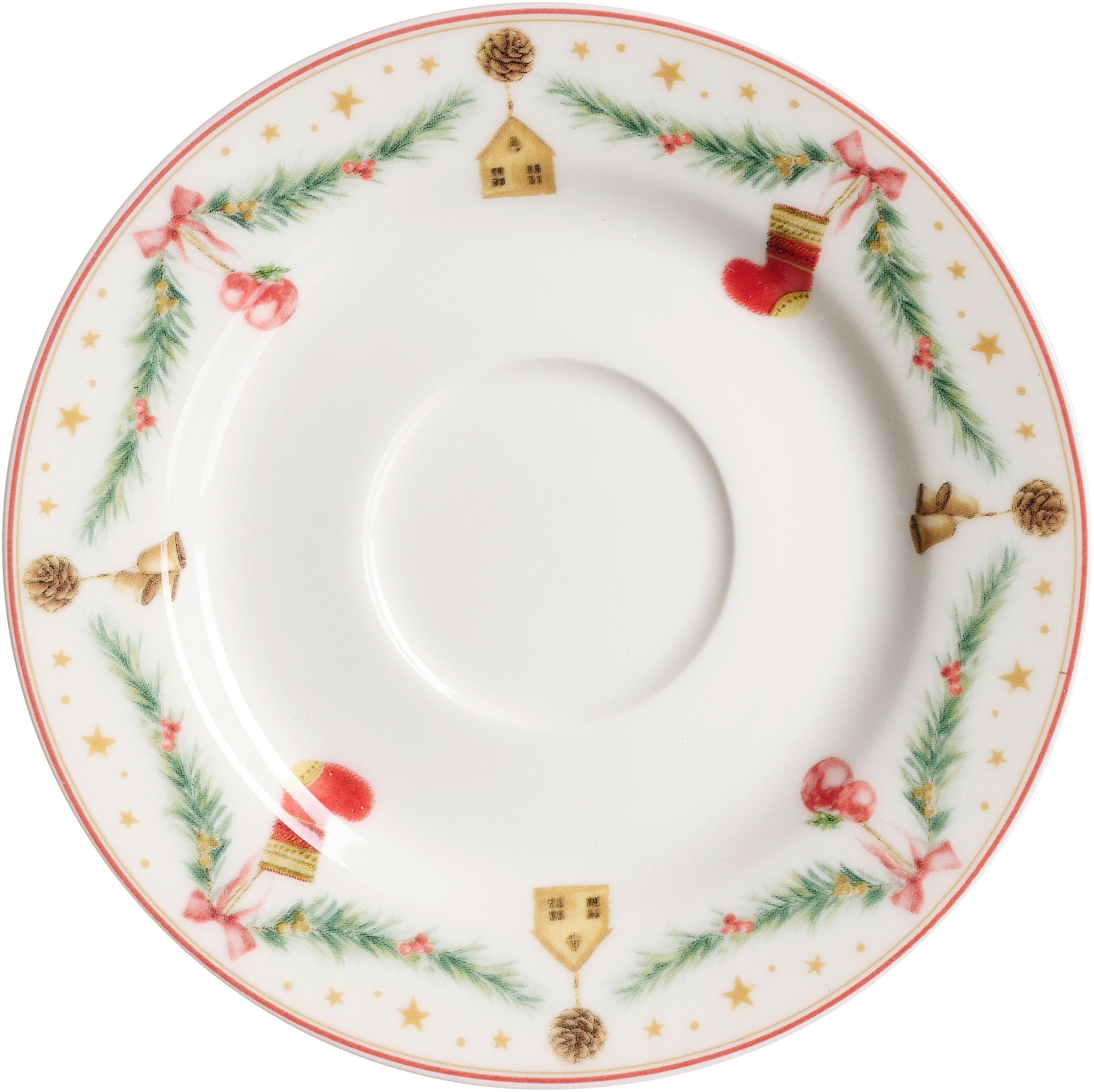 TANIERIK POD ŠÁLKU NA ESPRESSO    - viacfarebná, Basics, keramika (13/13/2cm)