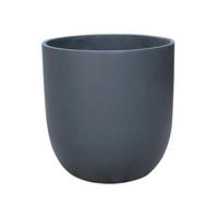 OBAL NA KVETINÁČ keramika, 35/35 cm - tmavosivá, Basics, keramika (35/35cm) - Ambia Home