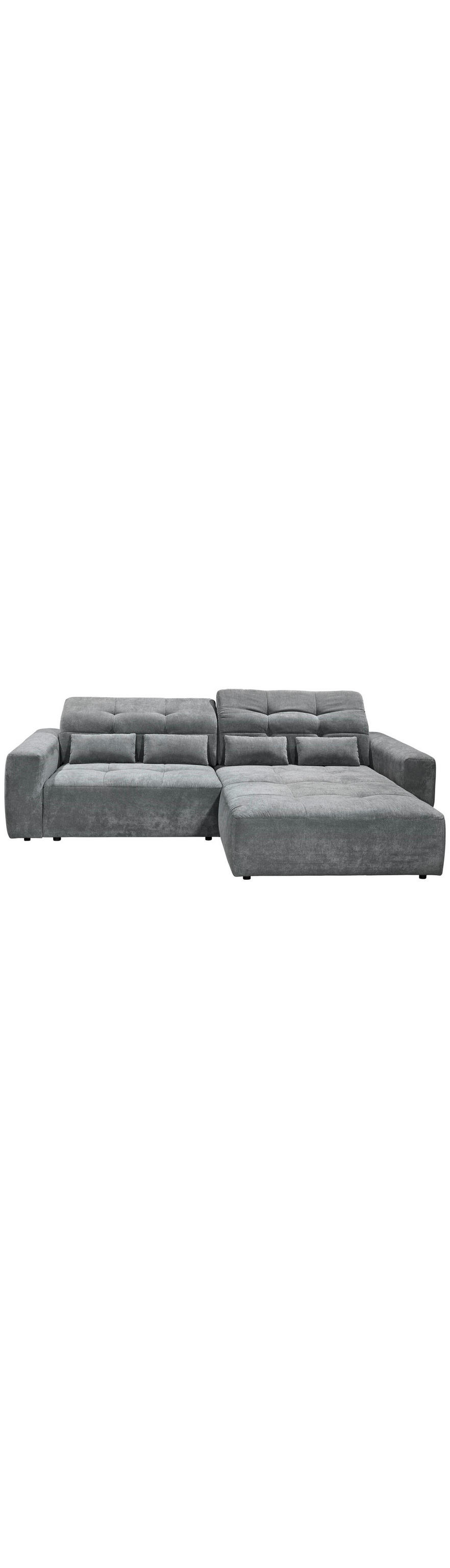 Wohnlandschaft Grau Velours