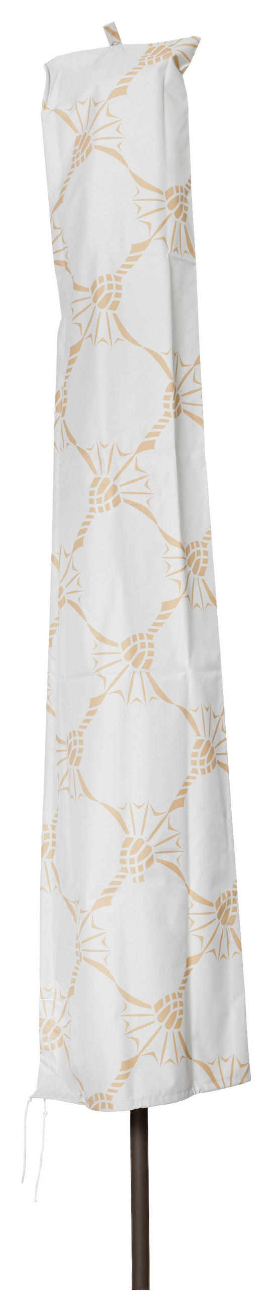 SCHIRMHÜLLE Weiß, Beige   - Beige/Weiß, Basics, Textil (30-50/190/30-50cm) - Joop!