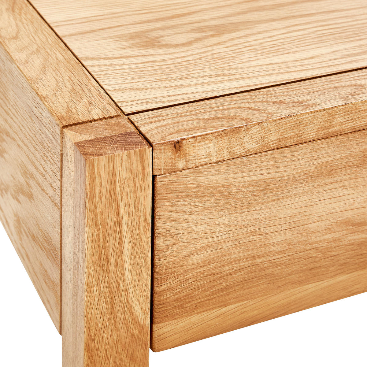 KONSOLENTISCH furniert, massiv Naturfarben  - Naturfarben, KONVENTIONELL, Holzwerkstoff (120/33/80cm) - MID.YOU