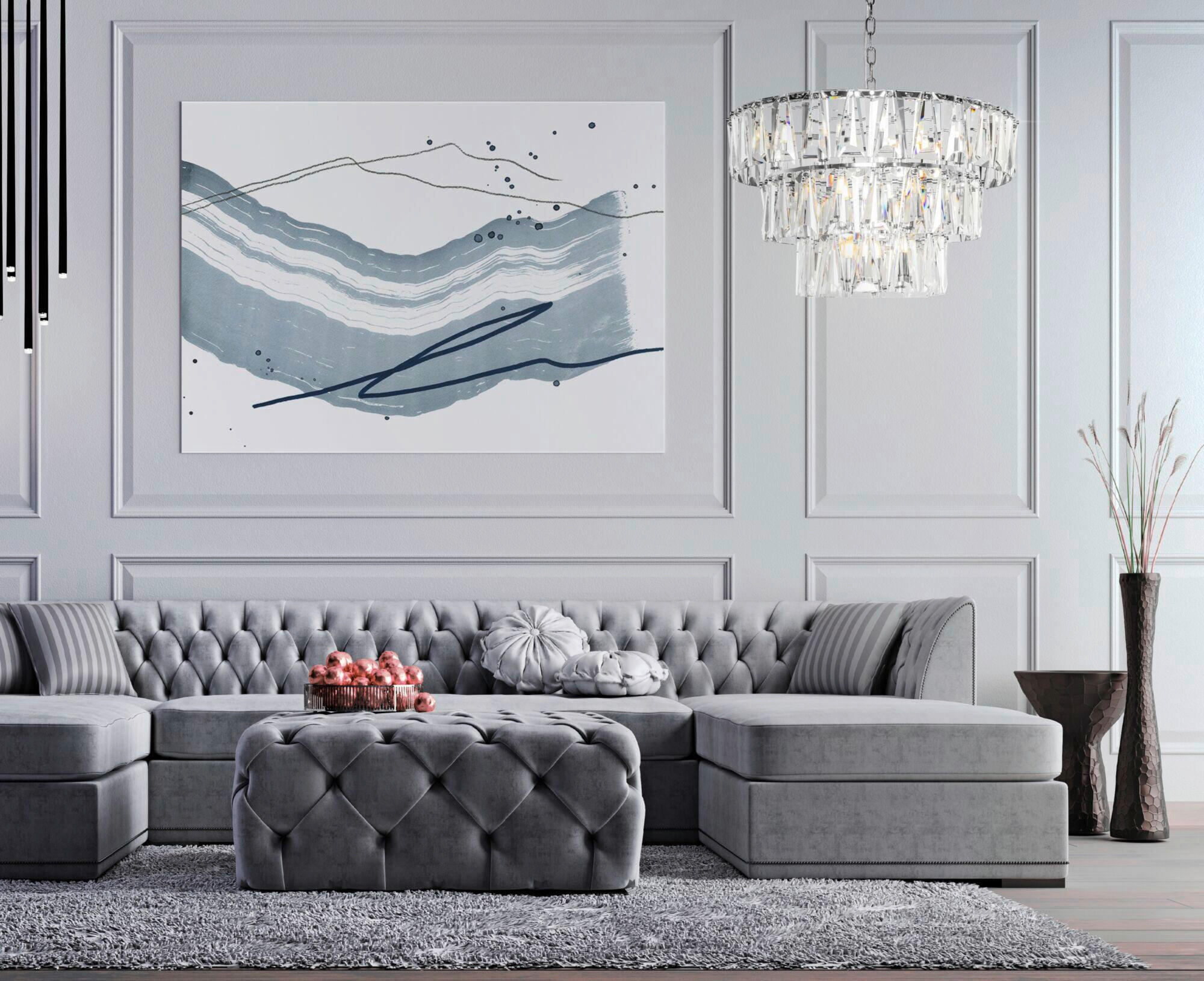 PENDELLEUCHTE 77/50/77 cm  - Chromfarben, Trend, Metall (77/50/77cm) - MAYTONI