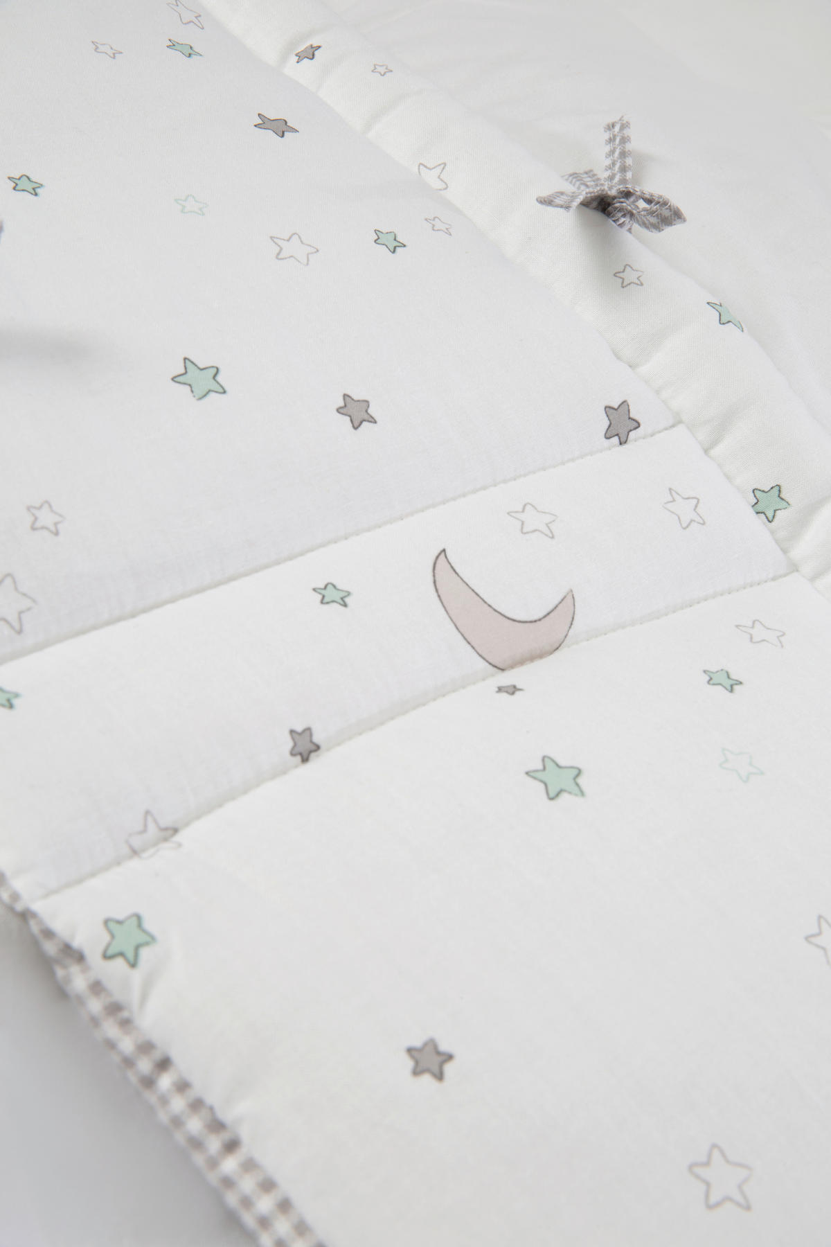 GITTERBETTSET - Taupe/Weiß, Basics, Textil - Roba