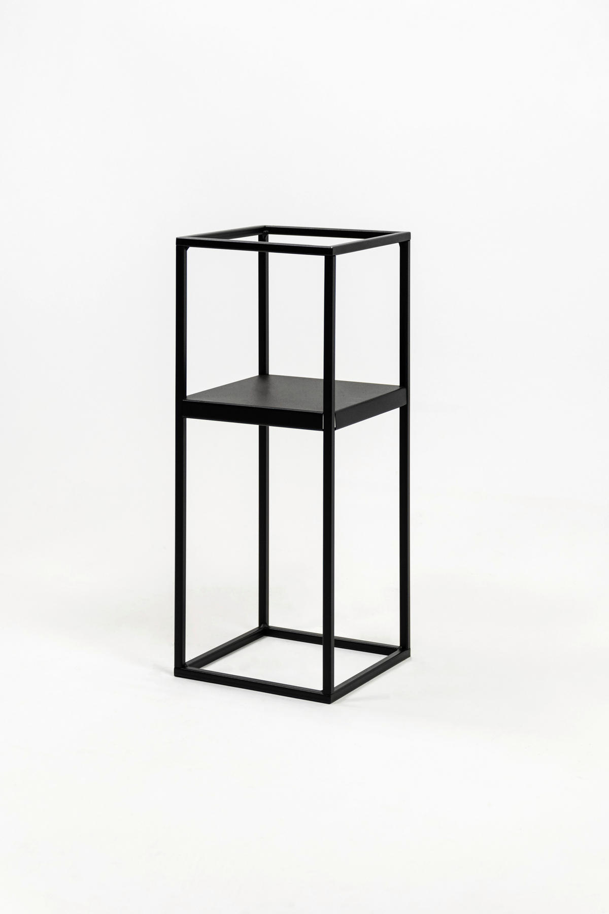 BLUMENSTÄNDER Metall  - Schwarz, Basics, Metall (19/47/19cm)