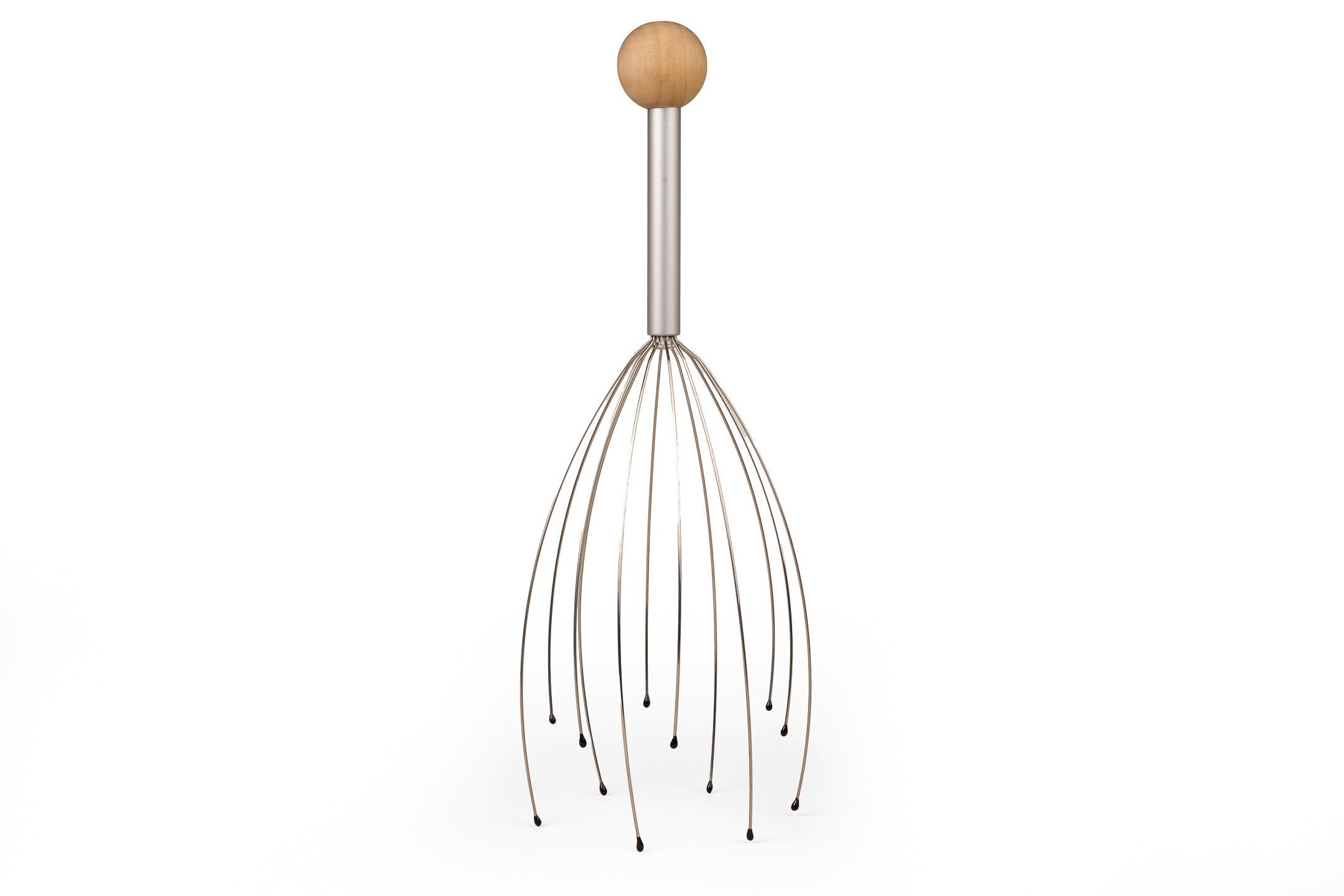 RUČNI MASAŽER - višebojna, Osnovno, metal (6/6/27.5cm) - Kikkerland
