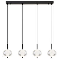 LED-HÄNGELEUCHTE 85/15/120 cm    - Klar/Schwarz, Konventionell, Kunststoff/Metall (85/15/120cm) - Globo
