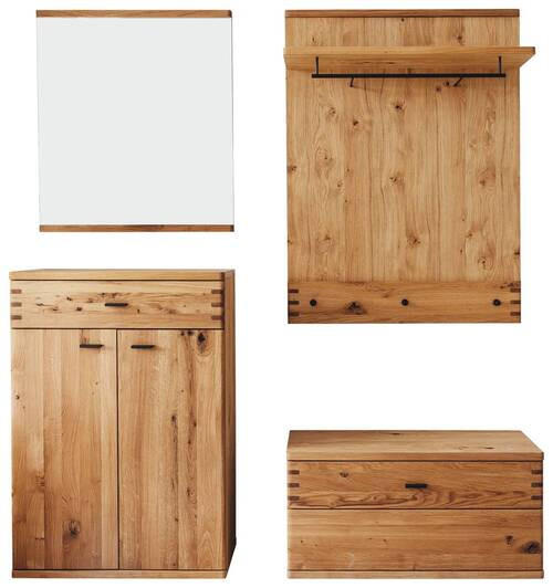 GARDEROBE  in 175/208/37 cm  - Wildeiche, Natur, Holz/Holzwerkstoff (175/208/37cm) - Waldwelt