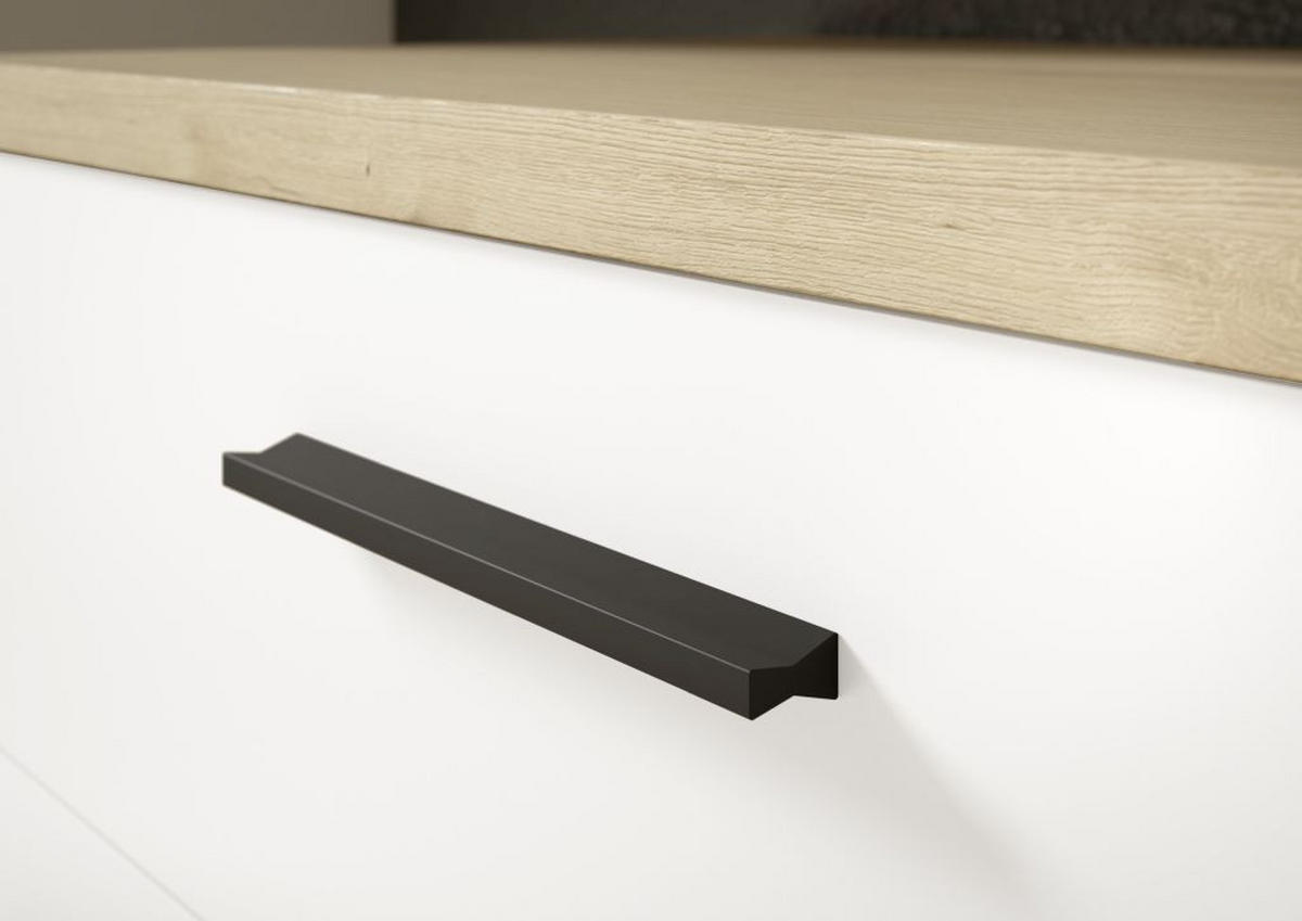 GARDEROBE  in 105/188/38 cm  - Eichefarben/Weiß, MODERN, Glas/Holzwerkstoff (105/188/38cm) - Xora