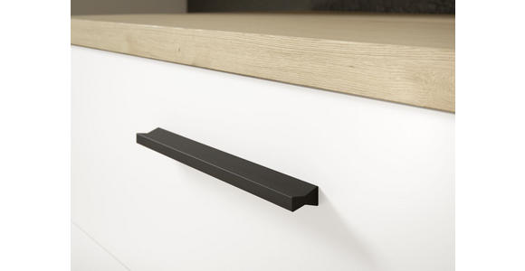 GARDEROBE  in 105/188/38 cm  - Eichefarben/Weiß, MODERN, Glas/Holzwerkstoff (105/188/38cm) - Xora