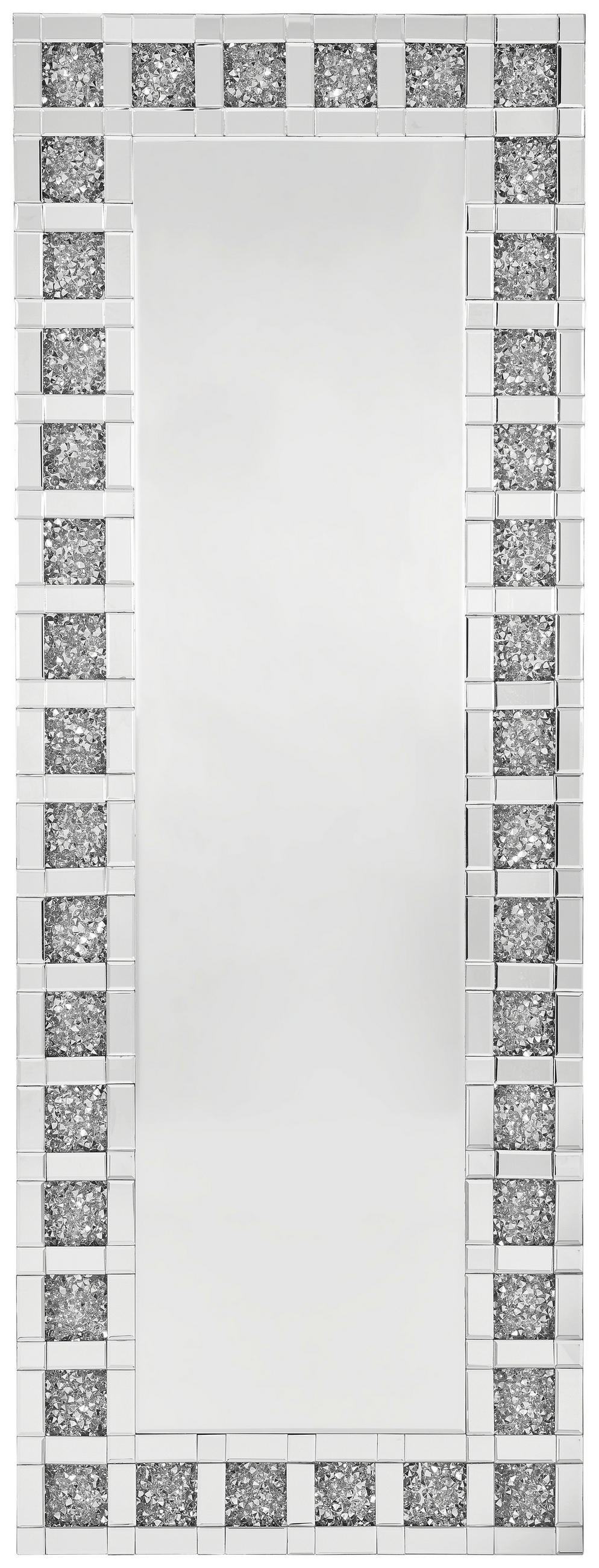 OGLINDĂ DE PERETE 60/160/3,5 cm    - argintiu, Lifestyle, sticlă/material pe bază de lemn (60/160/3,5cm) - Xora