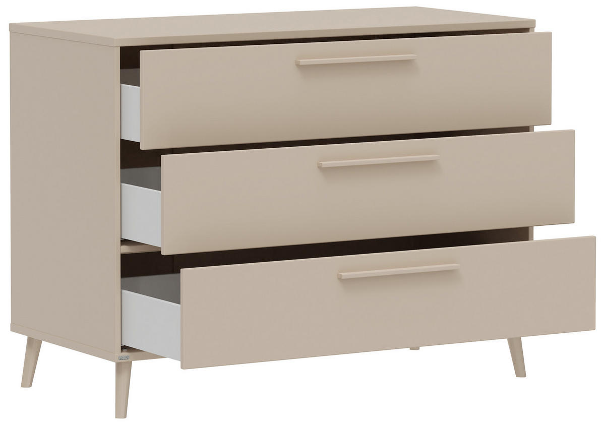 PREVIJALNA KOMODA  Eefje  124/93/57 cm         - bež, Basics, umetna masa/leseni material (124/93/57cm) - Paidi