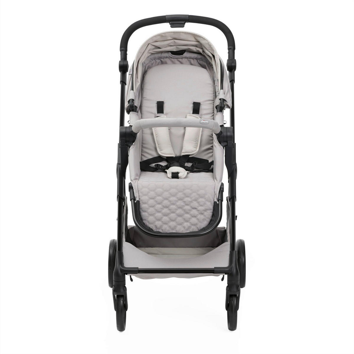 BUGGY SEETY  - Beige/Schwarz, Basics, Textil/Metall (55/73/99-110cm) - Chicco