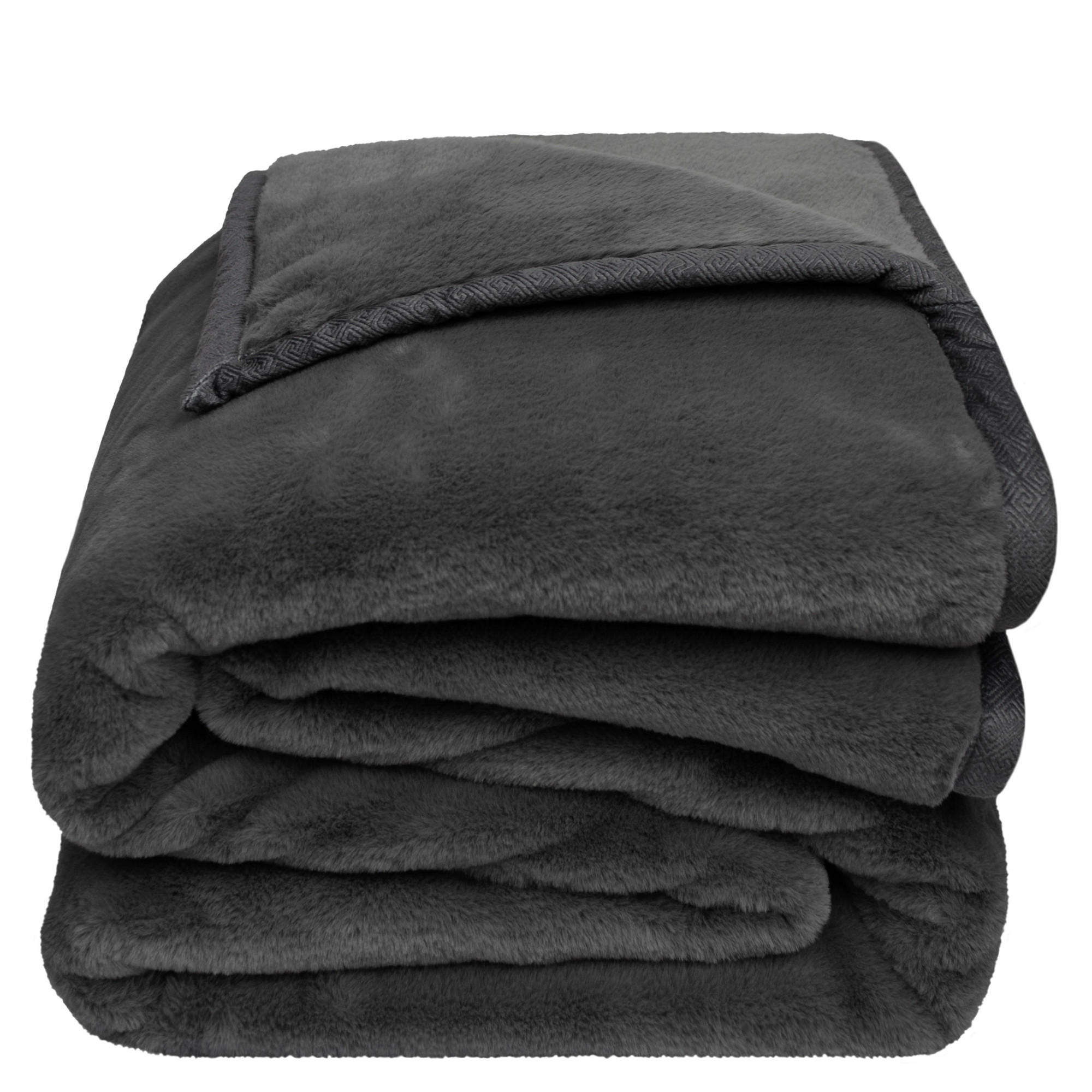 ODEJA  THE BLANKET  150/200 cm       temno siva  - temno siva, Konvencionalno, tekstil (150/200cm) - Zoeppritz