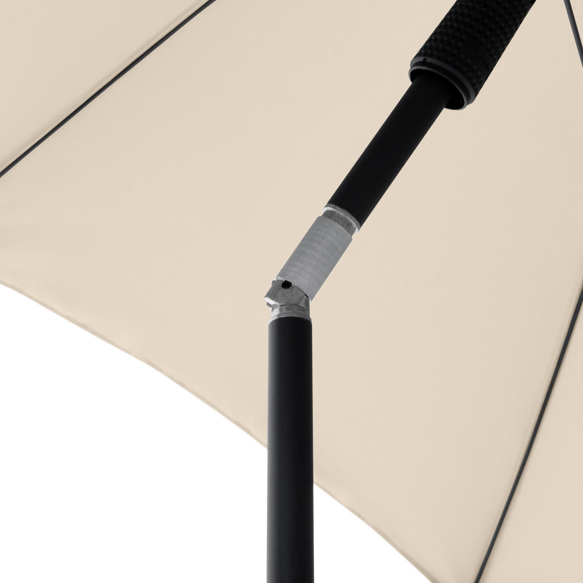 SENČNIK - naravne barve/antracit, Basics, kovina/tekstil (191/246cm) - Doppler