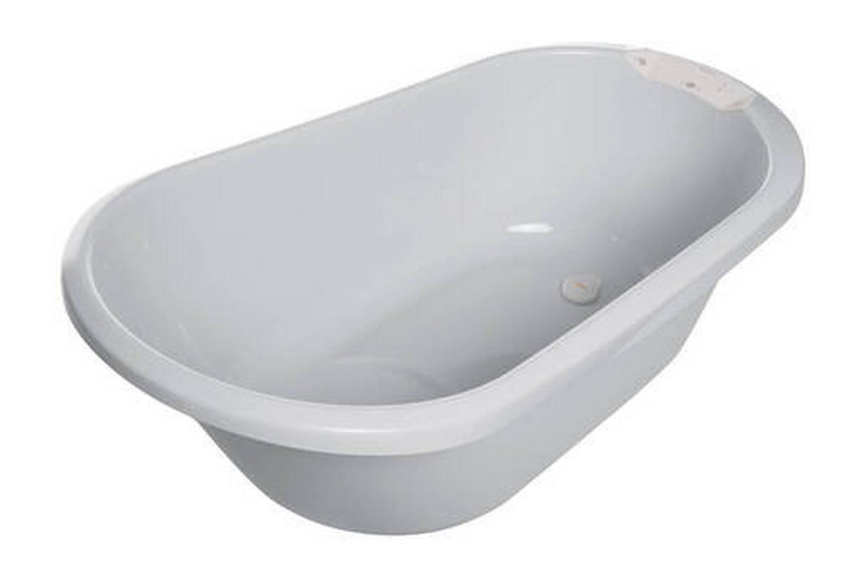 BABYBADEWANNE SENSE EDITION  - Hellgrau, Basics, Kunststoff (79,5/41,5/30,8cm) - Bebe Jou